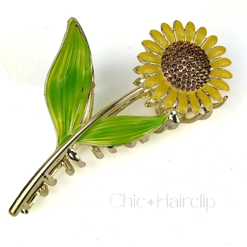 grosse pince cheveux en métal 11cm Fany