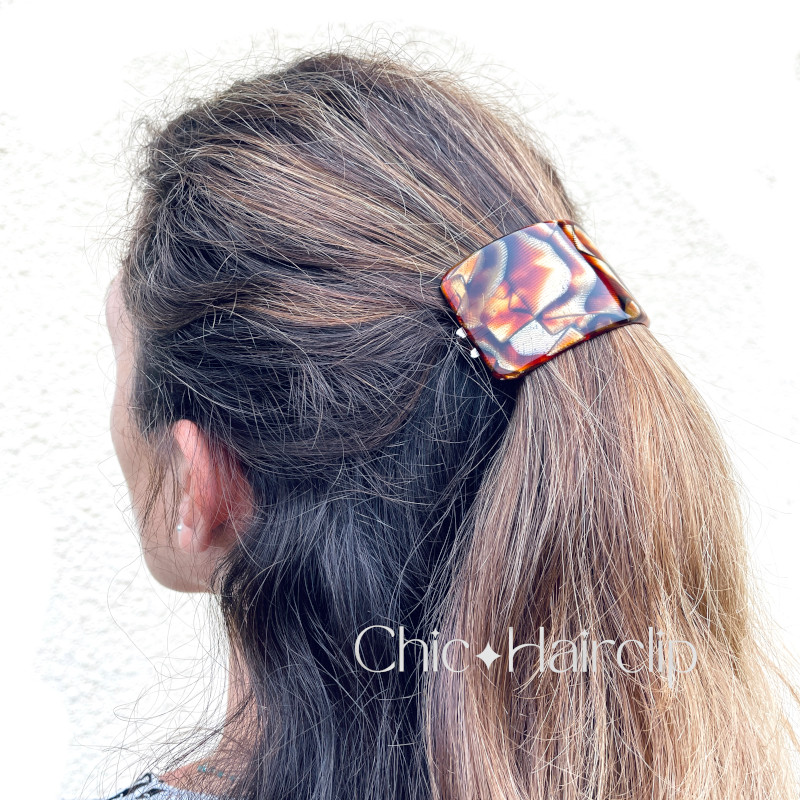 Barrette cheveux femme luxe chic cheveux épais, queue de cheval