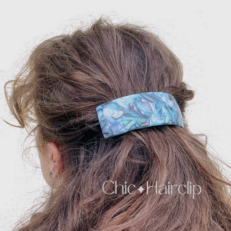 Barrette cheveux épais qualité fait main haut de gamme France - Maïko