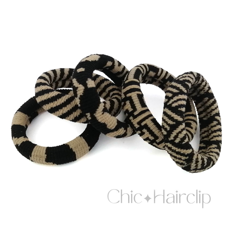 Elastiques chouchous pour cheveux qualité lot de 5