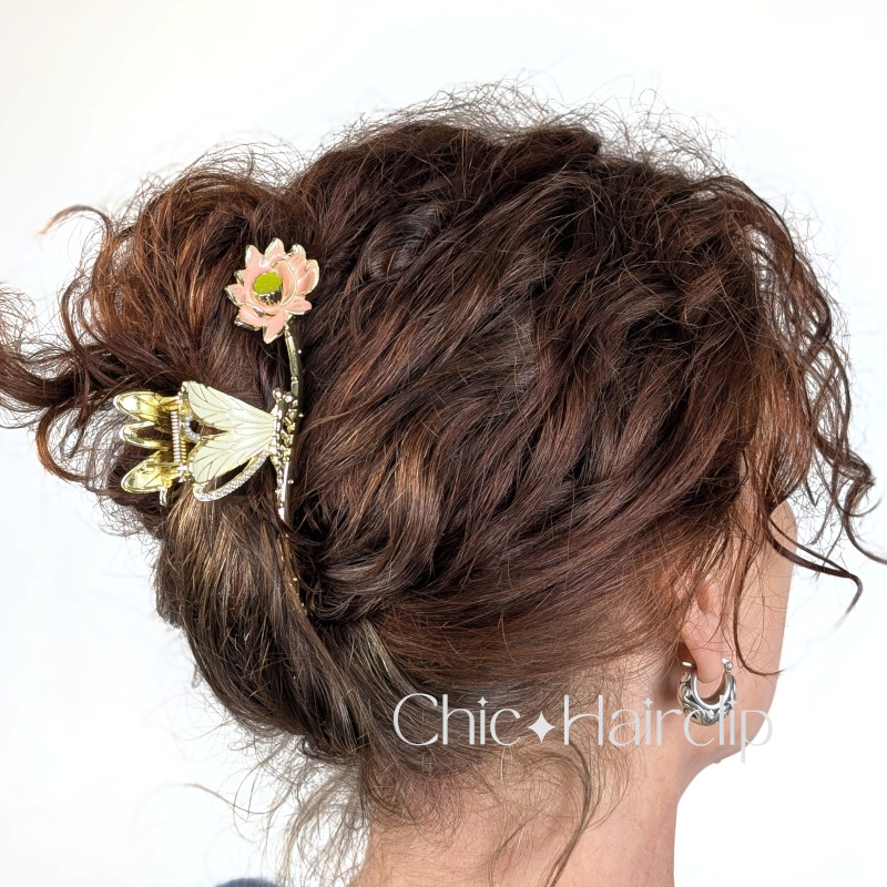 pince à cheveux tendance accessoire cheveux femme chic pince crabe cheveux épais solide et jolie