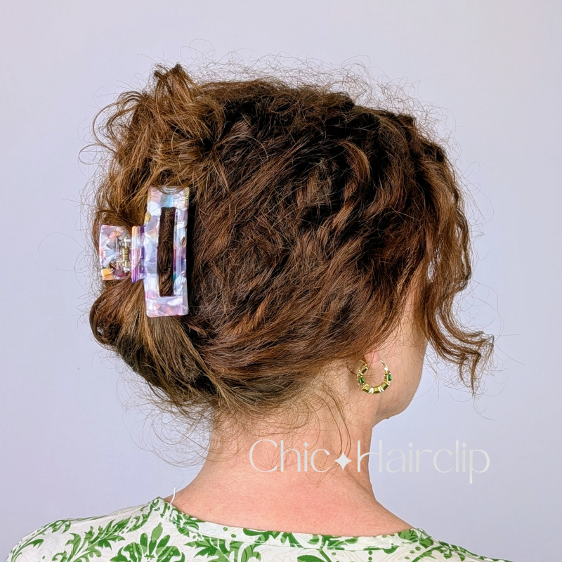 pince cheveux ajourée avec un ressort solide, pour maintenir votre coiffure avec style