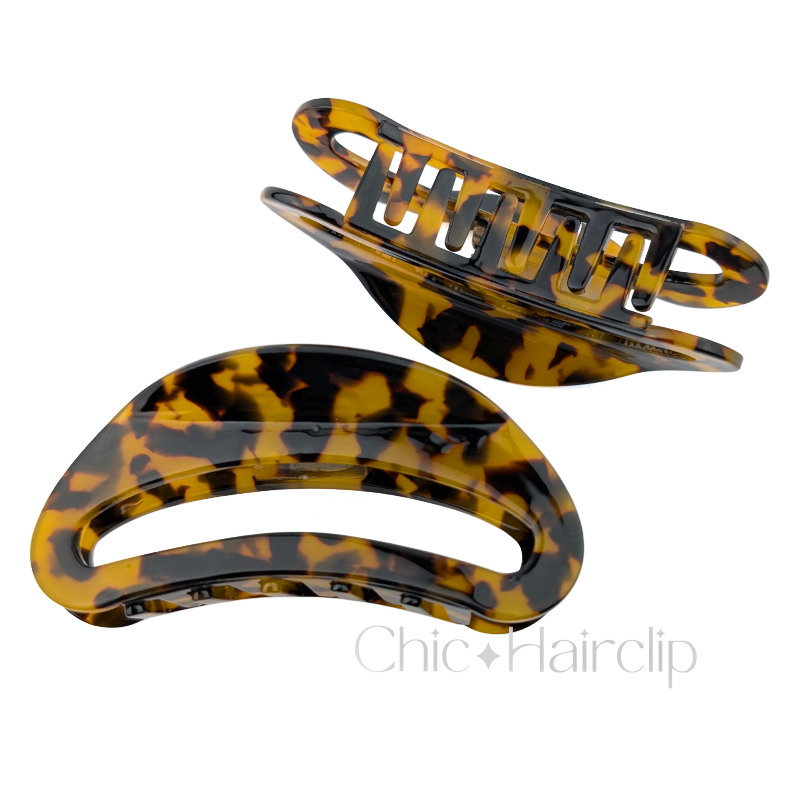 Pince cheveux fabriquée en acétate superbe couleur écaille de tortue