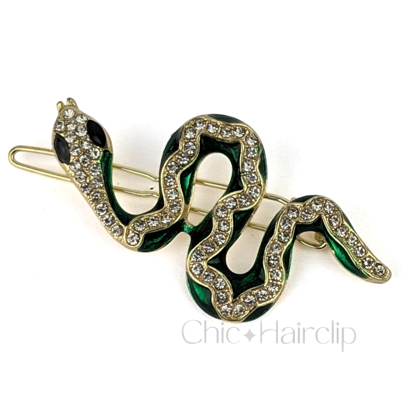 Petite barrette cheveux fins originale et brillante, fermoir tige boule