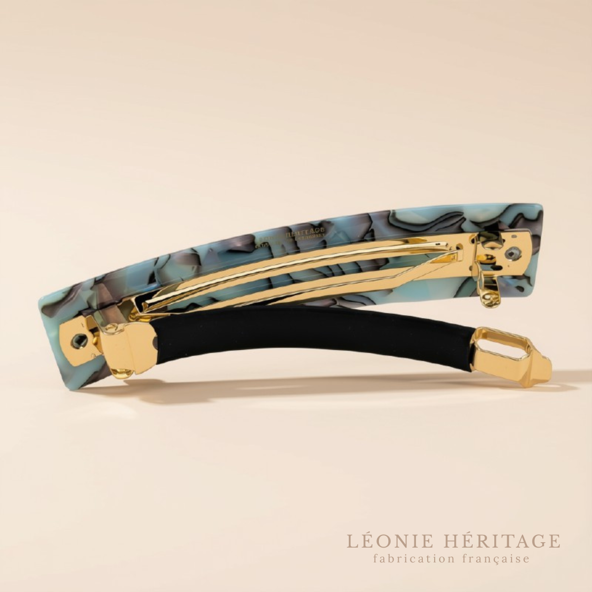 Barrette cheveux épais fermoir antiglisse