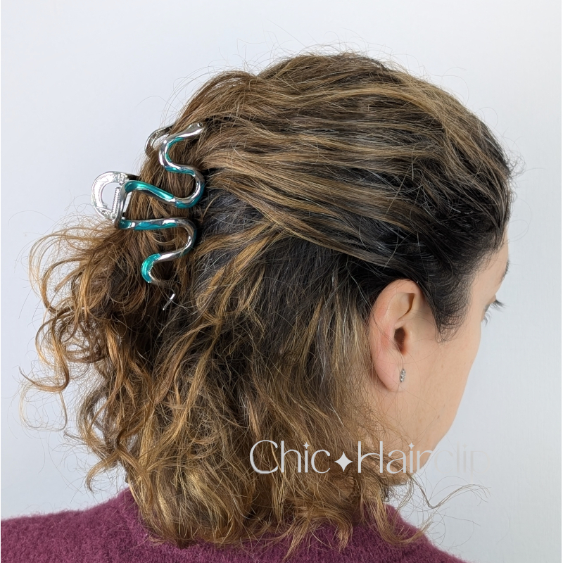 grande pince cheveux original et solide en métal .spécial cheveux épais