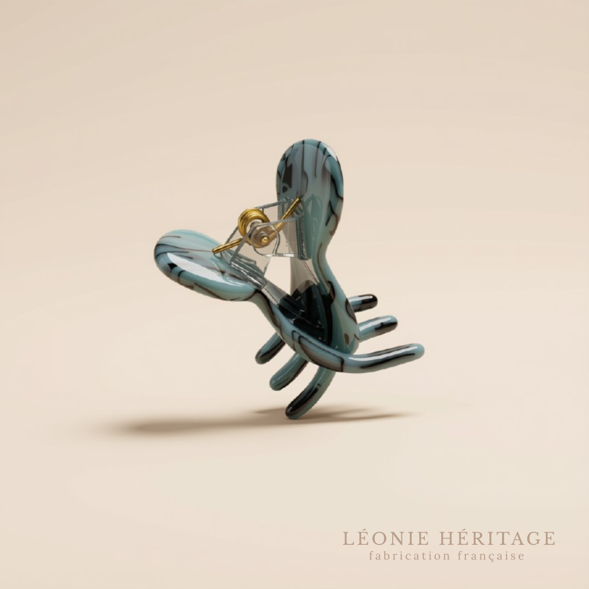 Pince crabe Amboise Petite pince crabe cheveux fins