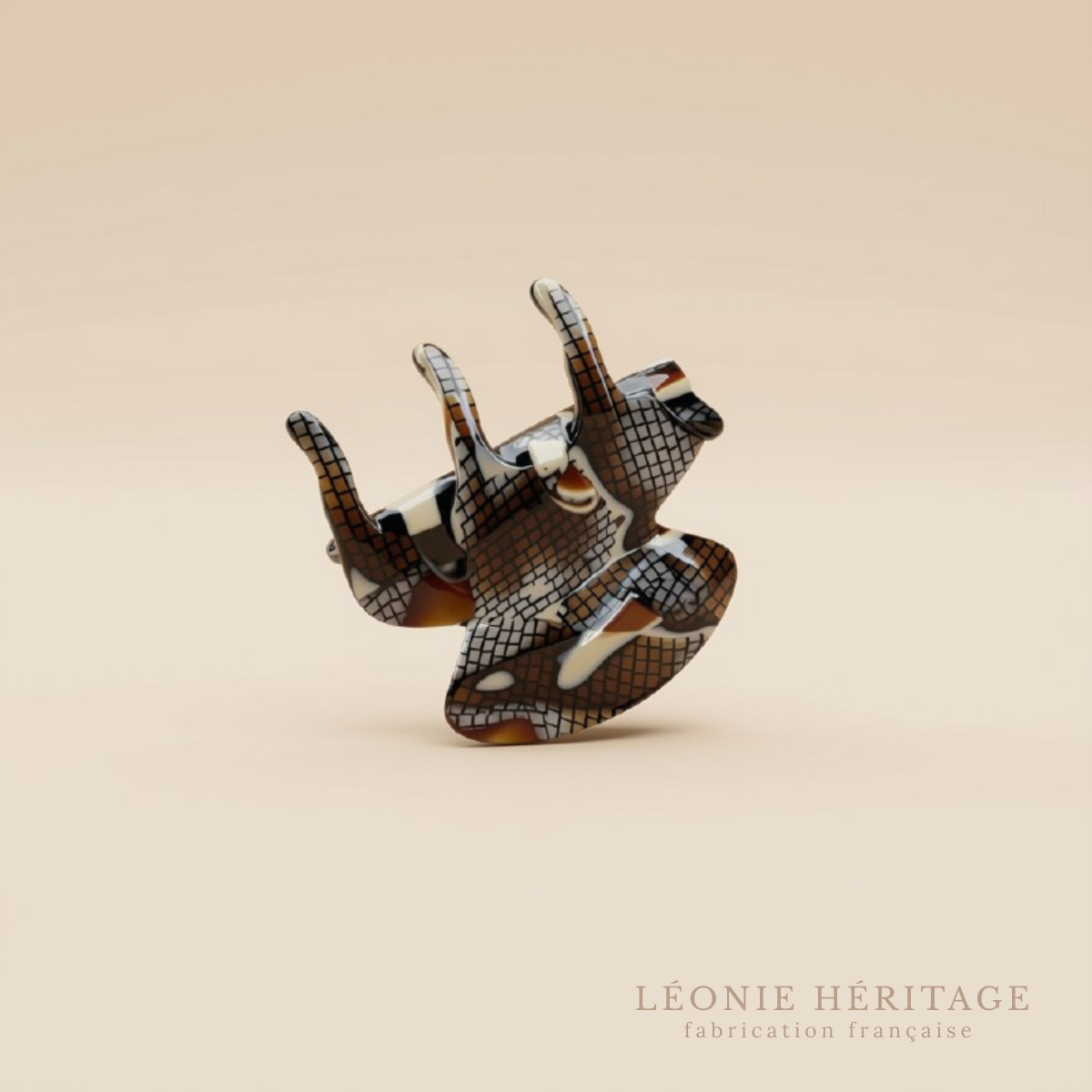 Pince crabe Amboise Petite pince crabe cheveux fins