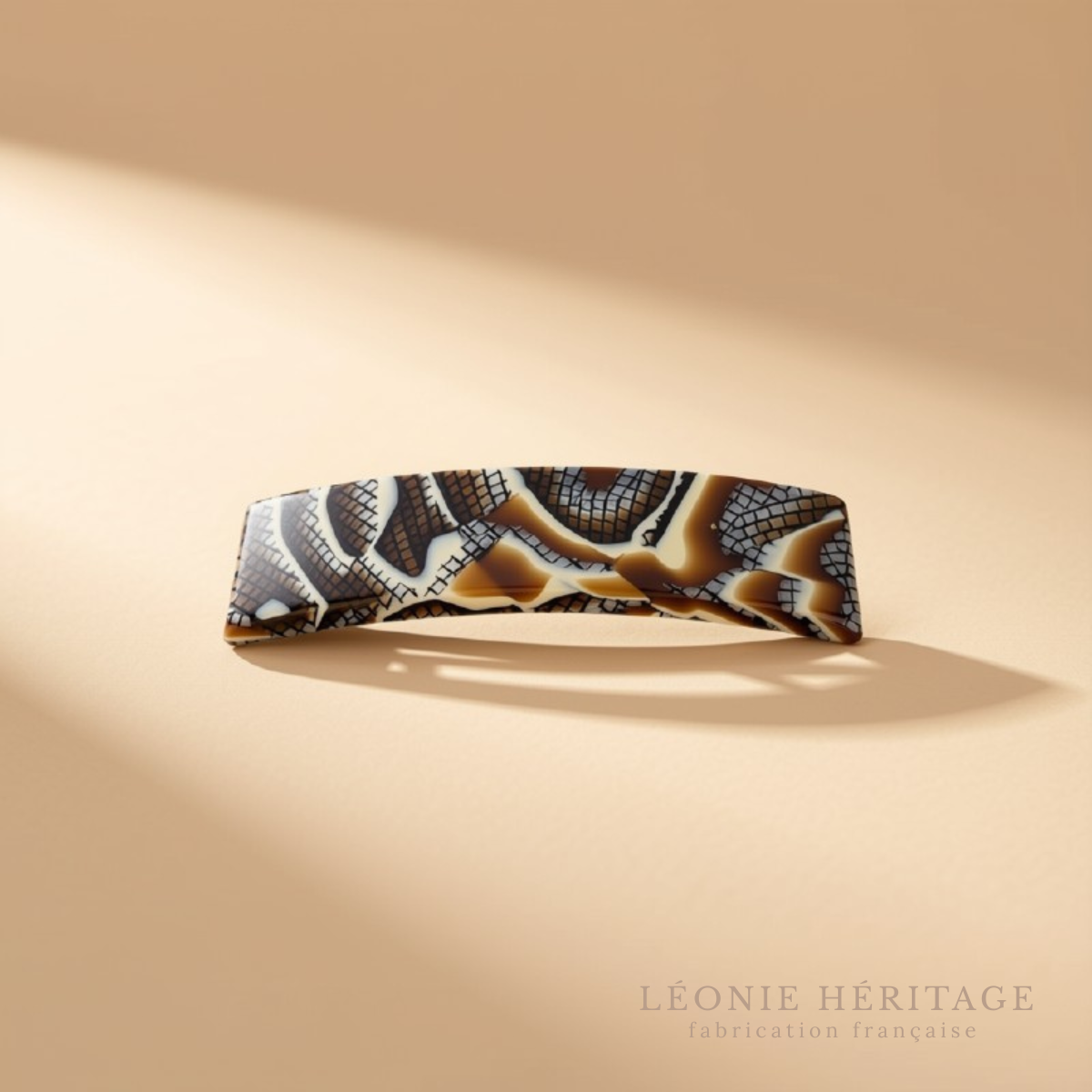 Barrette cheveux fins avec fermoir antiglisse