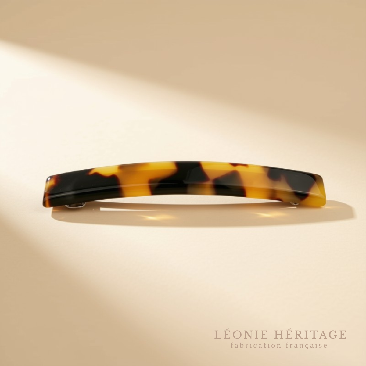 Barrette plate cheveux très fins