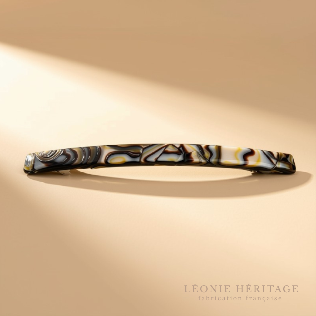 Barrette fine et longue cheveux fins