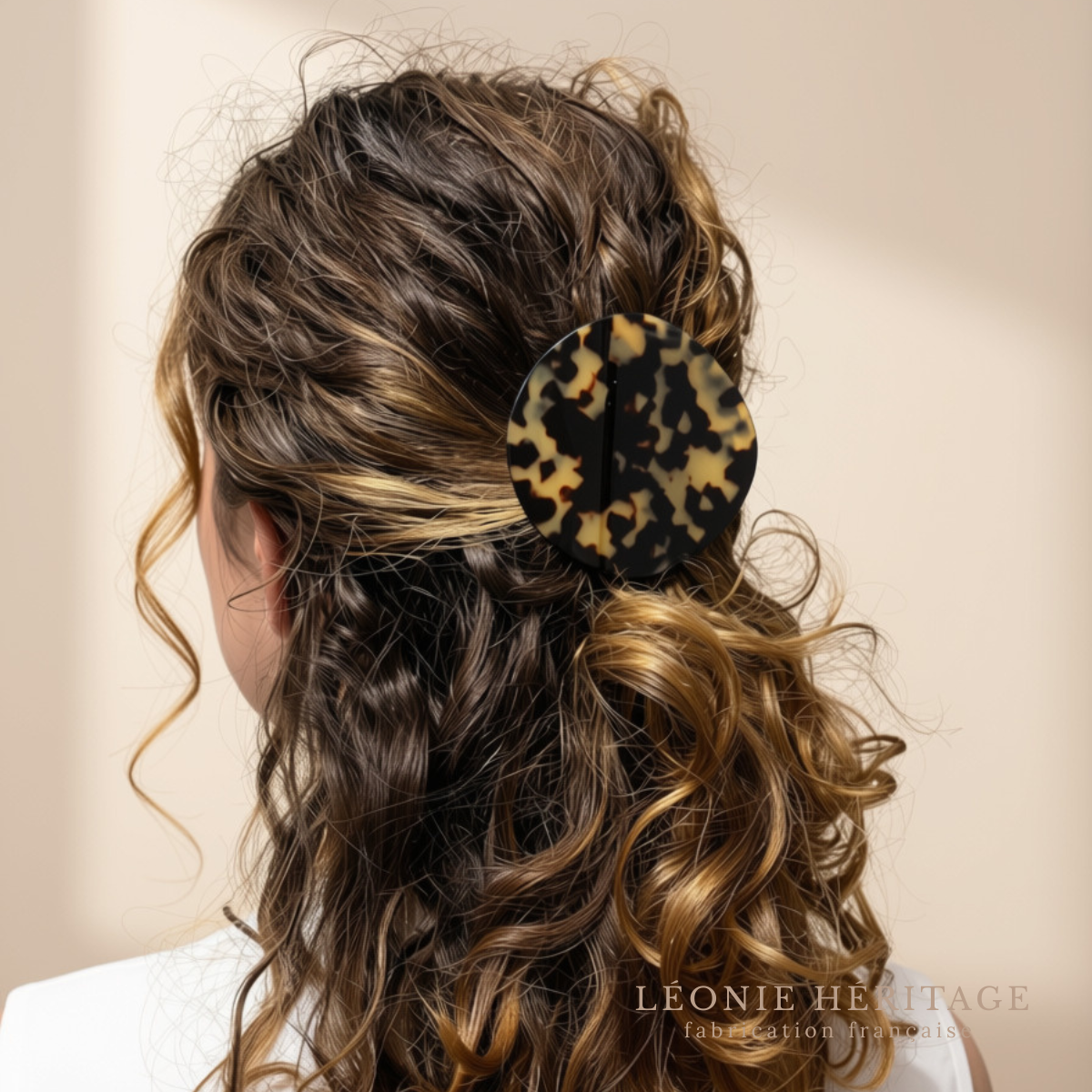 Pince cheveux plate ronde