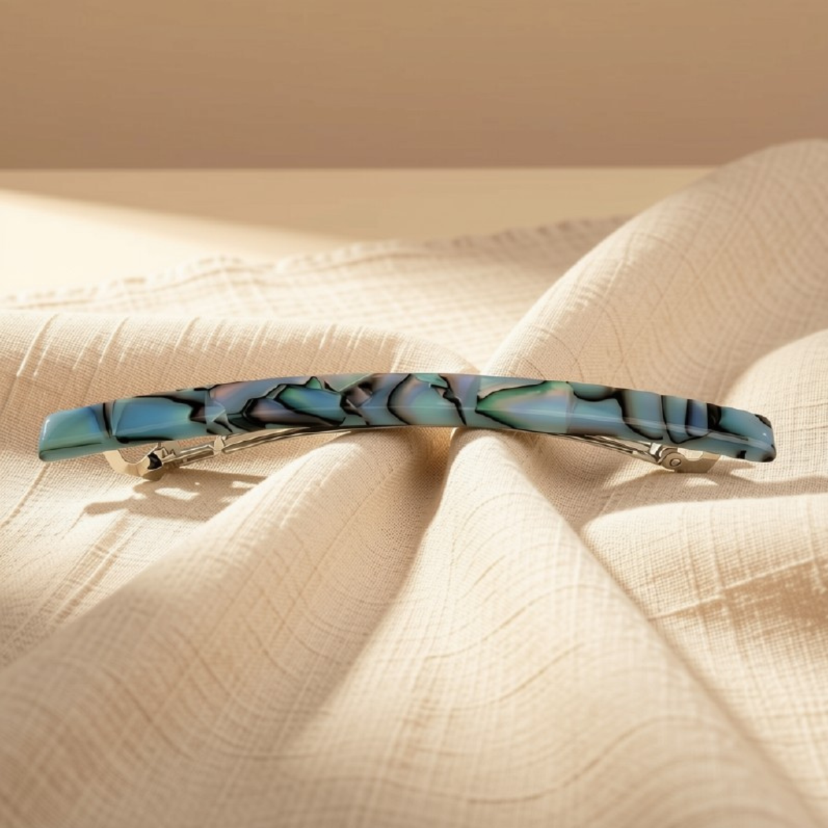 Barrette fine et longue cheveux fins